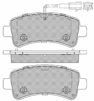 Brake Pad Set, disc brake (20135)