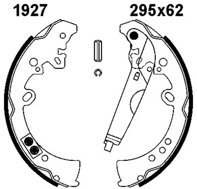 Brake Shoe Set (01927)