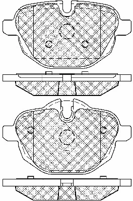 Brake Pad Set, disc brake (20018)