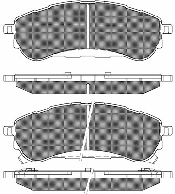 Brake Pad Set, disc brake (20348)