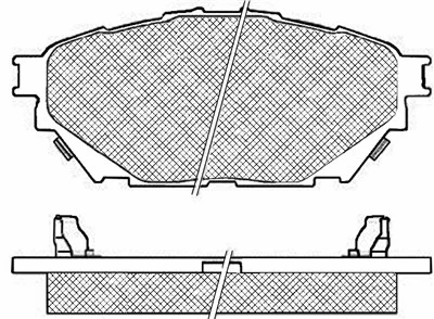 Brake Pad Set, disc brake (20163)