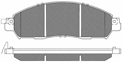 Brake Pad Set, disc brake (20209)