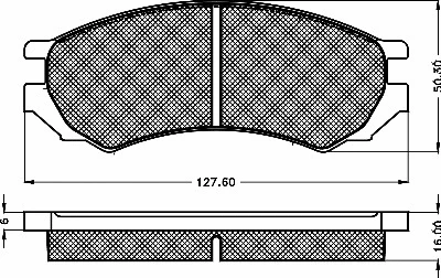 Brake Pad Set, disc brake (10524)