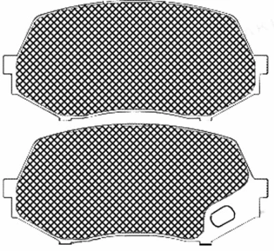 Brake Pad Set, disc brake (20080)