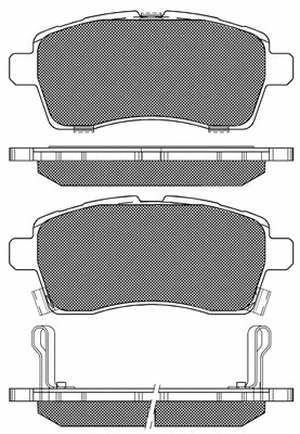 Brake Pad Set, disc brake (20284)