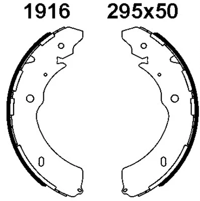 Brake Shoe Set (01916)