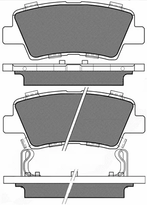 Brake Pad Set, disc brake (20260)