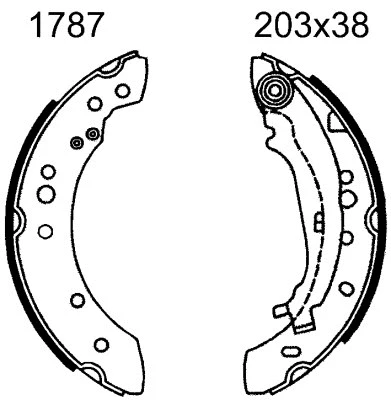 Brake Kit, drum brake (7565)