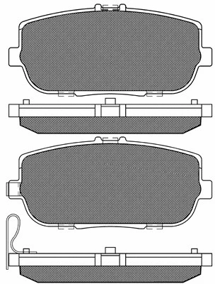 Brake Pad Set, disc brake (20238)