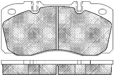 Brake Pad Set, disc brake (20010)