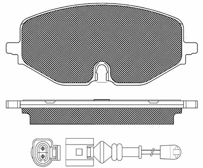 Brake Pad Set, disc brake (20283)