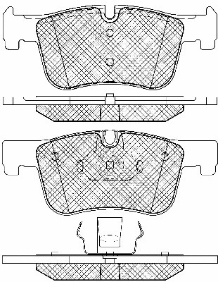 Brake Pad Set, disc brake (20015)