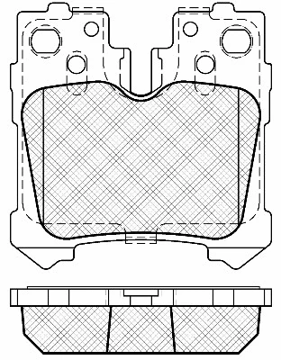 Brake Pad Set, disc brake (20064)