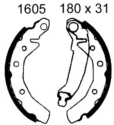 Brake Kit, drum brake (6360)