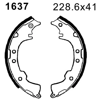 Brake Kit, drum brake (6610)