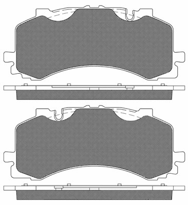 Brake Pad Set, disc brake (20345)