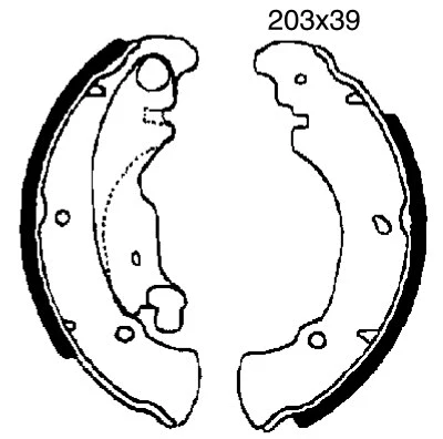 Brake Kit, drum brake (7449)
