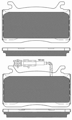 Brake Pad Set, disc brake (20251)