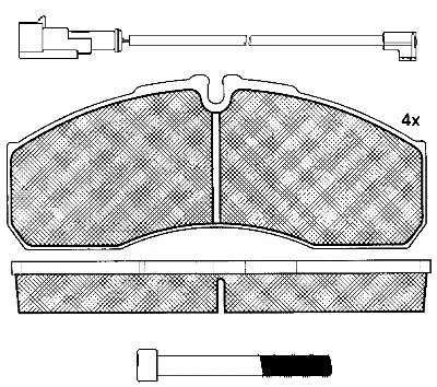 Brake Pad Set, disc brake (10939)