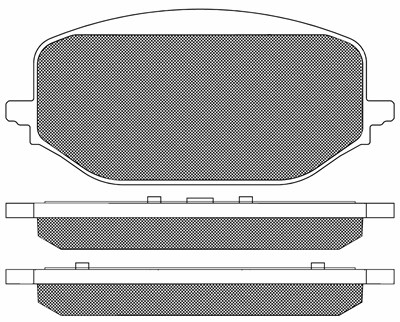 Brake Pad Set, disc brake (20330)