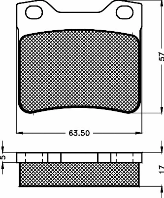 Brake Pad Set, disc brake (10494)