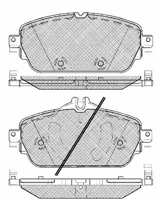 Brake Pad Set, disc brake (20126)
