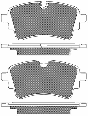 Brake Pad Set, disc brake (20344)