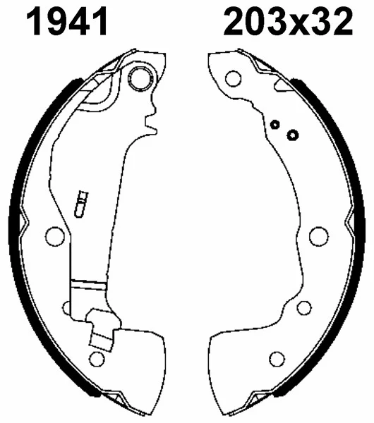 Brake Shoe Set (01941)