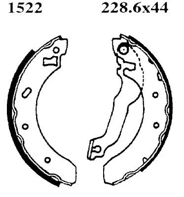 Brake Shoe Set (01522)