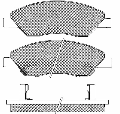 Brake Pad Set, disc brake (10931)
