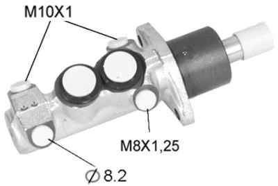 Brake Master Cylinder (05369)