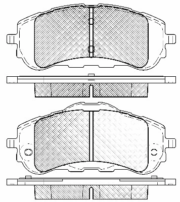 Brake Pad Set, disc brake (20046)