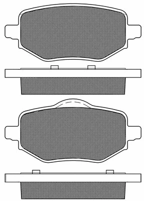 Brake Pad Set, disc brake (20281)