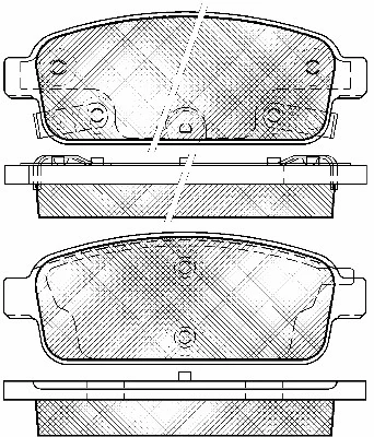 Brake Pad Set, disc brake (10959)