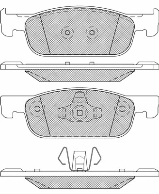 Brake Pad Set, disc brake (20164)