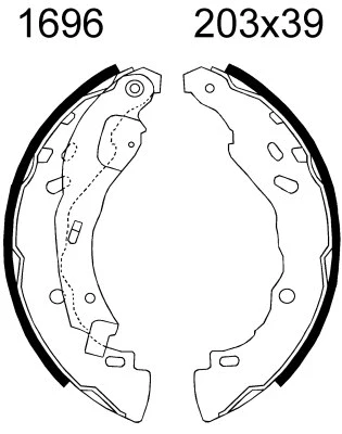 Brake Kit, drum brake (6451)