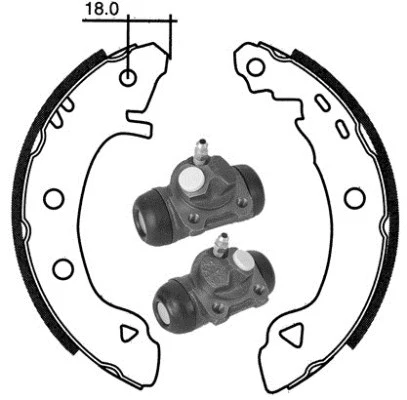 Brake Kit, drum brake (6136)