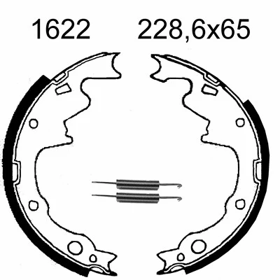 Brake Shoe Set (01622)