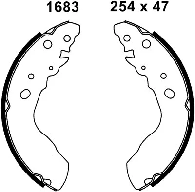 Brake Kit, drum brake (6492)