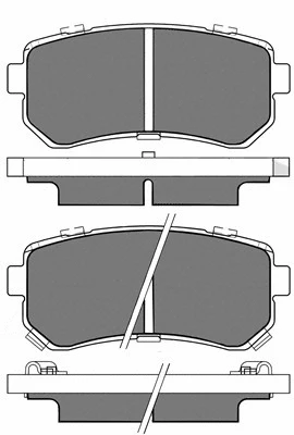 Brake Pad Set, disc brake (20261)