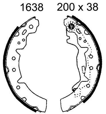 Brake Kit, drum brake (7477)