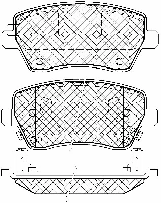 Brake Pad Set, disc brake (10999)