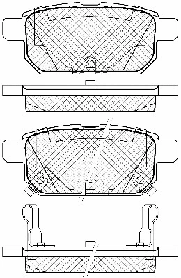 Brake Pad Set, disc brake (20092)