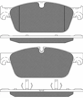 Brake Pad Set, disc brake (20244)