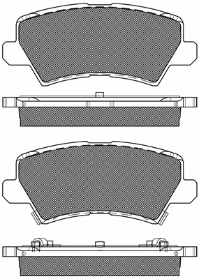 Brake Pad Set, disc brake (20288)