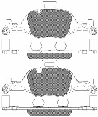 Brake Pad Set, disc brake (20217)