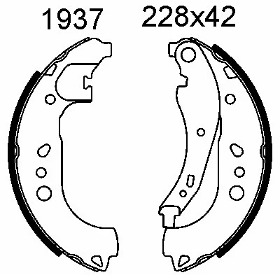Brake Shoe Set (01937)