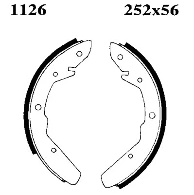 Brake Shoe Set (01126)