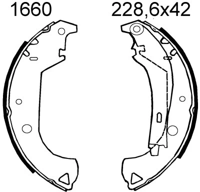 Brake Kit, drum brake (7410)
