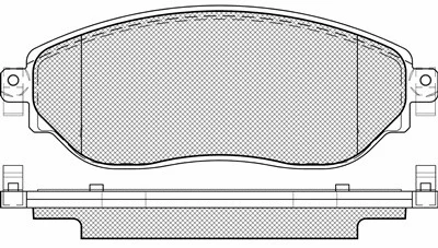 Brake Pad Set, disc brake (20165)